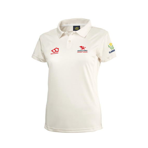 Women's Short Sleeve Cricket Shirt-WALES