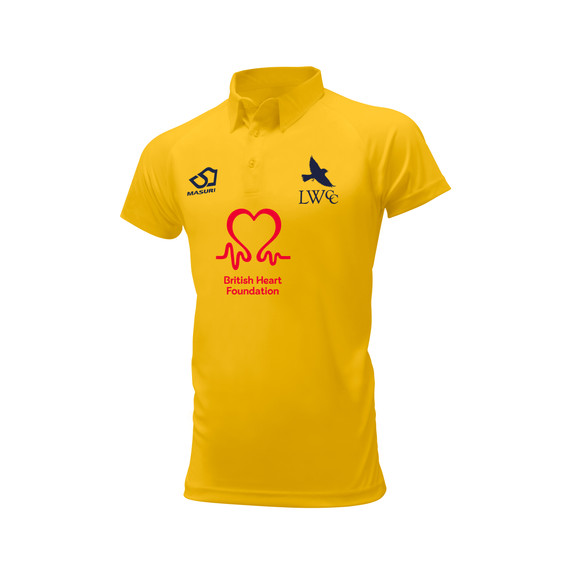 Mens Short Sleeve Coloured Cricket Shirt -LARWAN