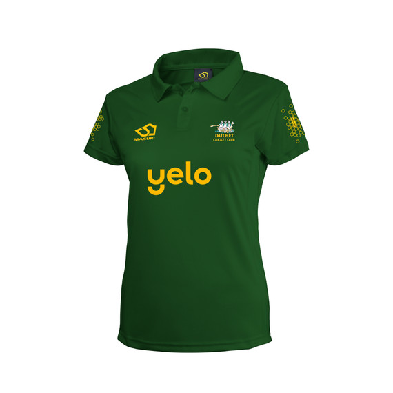Women's Short Sleeve Coloured Cricket Shirt-DATCC