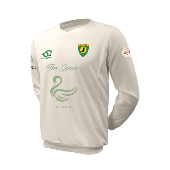 Junior Long Sleeve Cricket Slipover -GWITCHCC