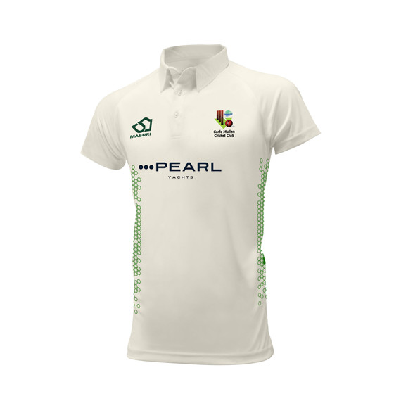 Mens Short Sleeve Cricket Shirt -CMULCC