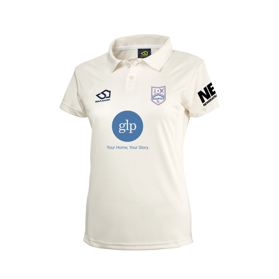 Women's Short Sleeve Cricket Shirt-DULWCC