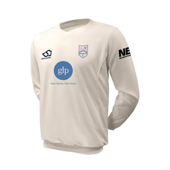 Junior Long Sleeve Cricket Slipover -DULWCC