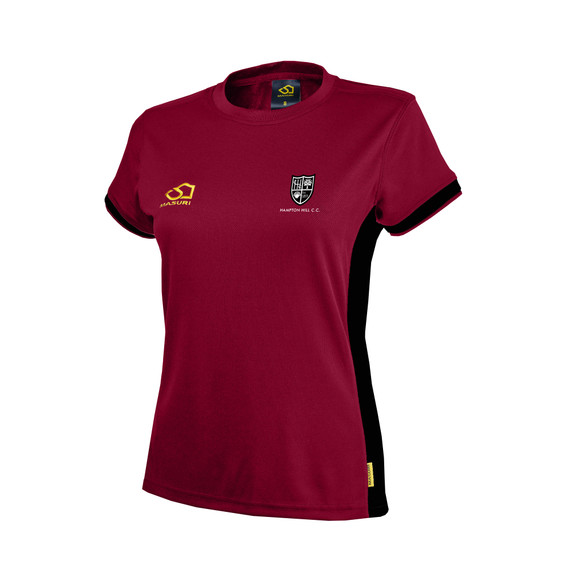 Women's Training Shirt Maroon/Black-HAMHILL