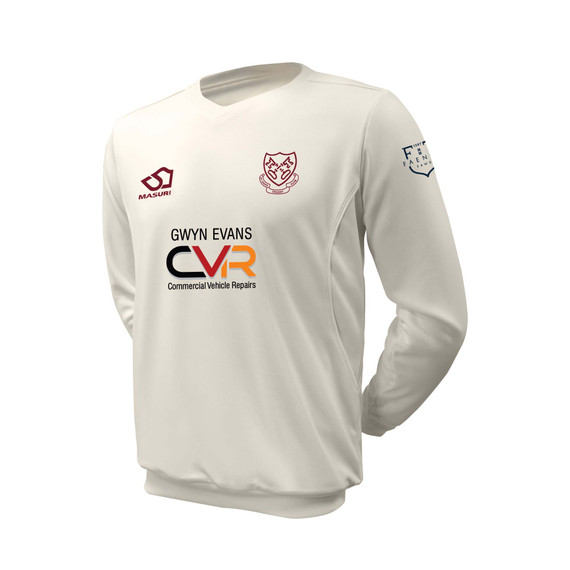 Junior Long Sleeve Cricket Slipover -STAS