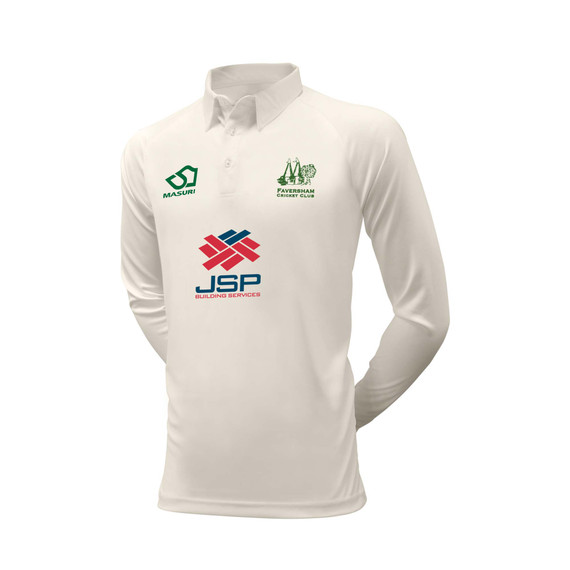 Junior Long Sleeve Cricket Shirt-FAVSHM