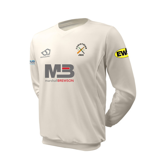 Junior Long Sleeve Cricket Slipover -CORI