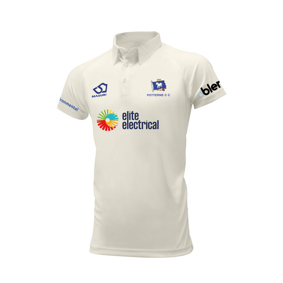 Mens Short Sleeve Cricket Shirt-POTNCC