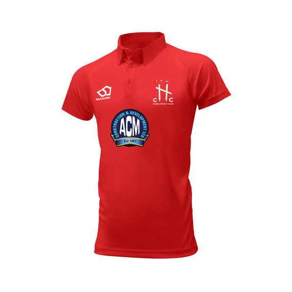 Mens Short Sleeve Coloured Cricket Shirt -HSEACC