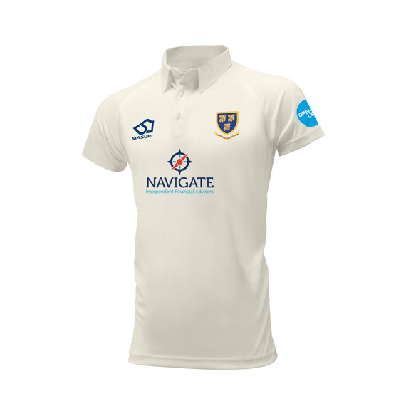 Junior Short Sleeve Cricket Shirt-SAINTFCC