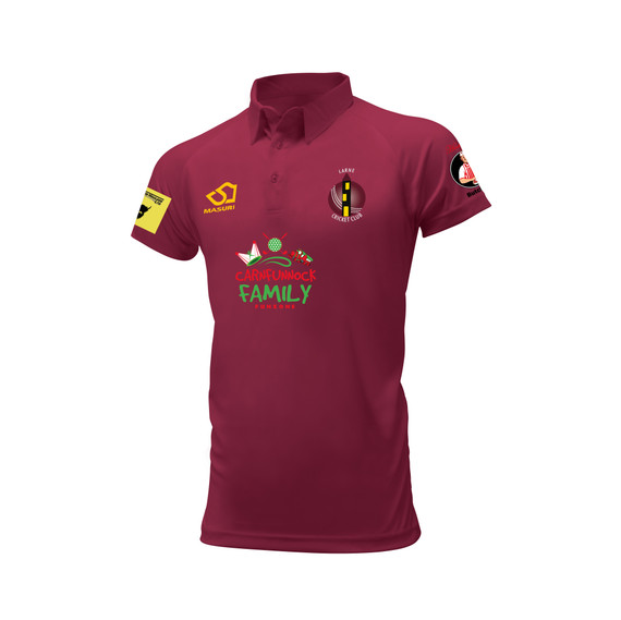 Mens Short Sleeve Coloured Cricket Shirt -LARN
