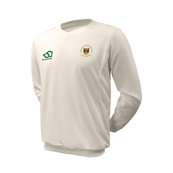 Junior Long Sleeve Cricket Slipover -WDBM