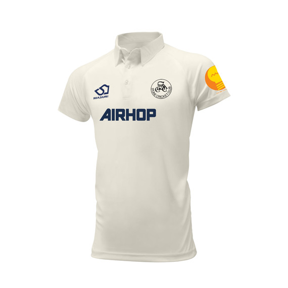 Junior Short Sleeve Cricket Shirt-STNEG