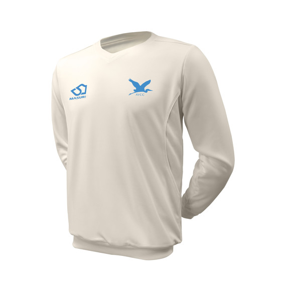 Junior Long Sleeve Cricket Sweater -AVON