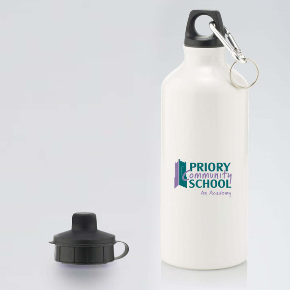 Aluminium Water Bottle with 2 Cap Styles-PRIORY