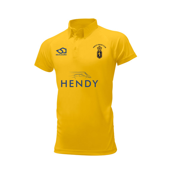 Mens Short Sleeve Coloured Cricket Shirt -PARLEY