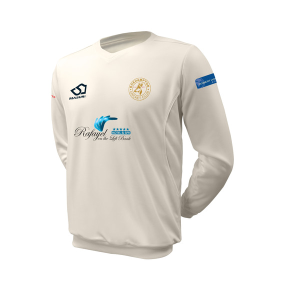 Junior Long Sleeve Cricket Slipover -HAMPS