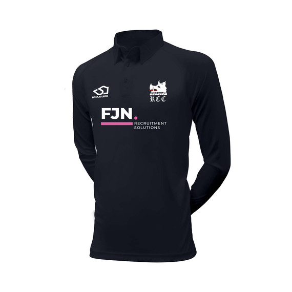 Junior Long Coloured Sleeve Cricket Shirt-RFYCC