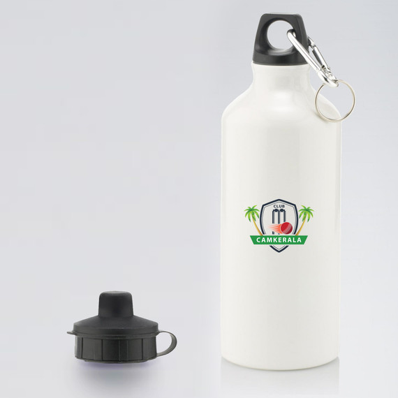 Aluminium Water Bottle with 2 Cap Styles-CAMK