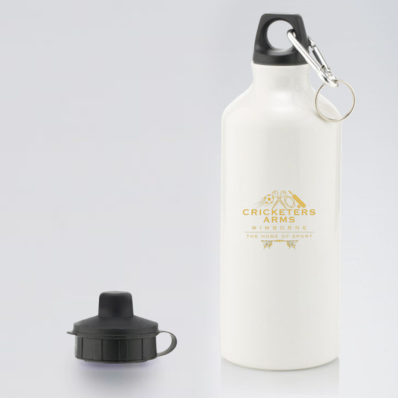 Aluminium Water Bottle with 2 Cap Styles-TCAW