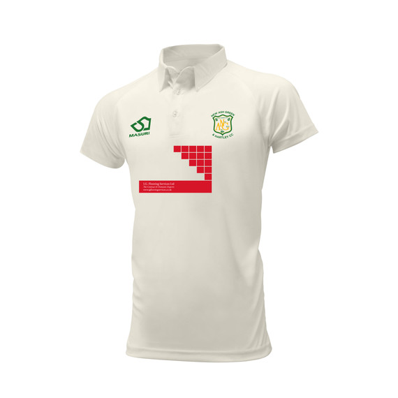 Mens Short Sleeve Cricket Shirt-NAGHCC