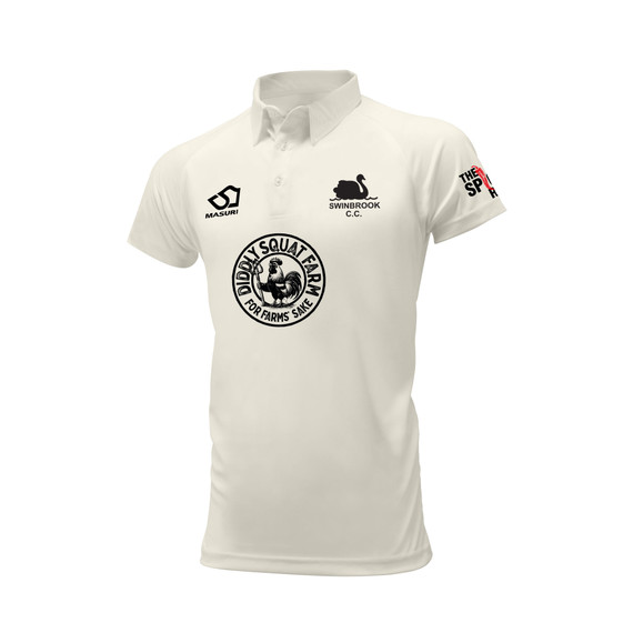 Junior Short Sleeve Cricket Shirt-SWBRK