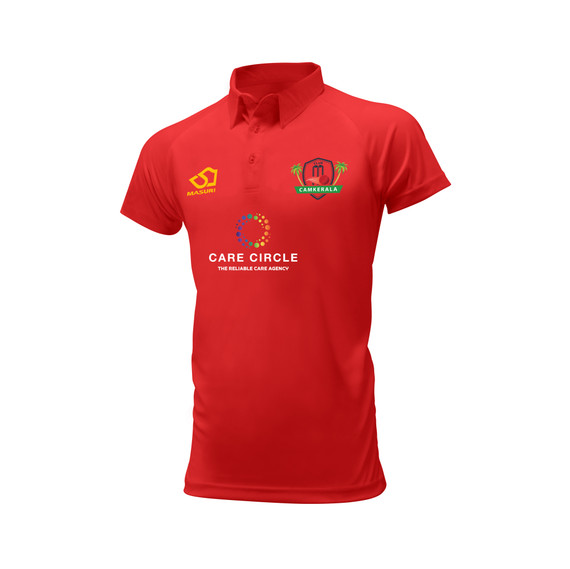Mens Short Sleeve Coloured Cricket Shirt -CAMK