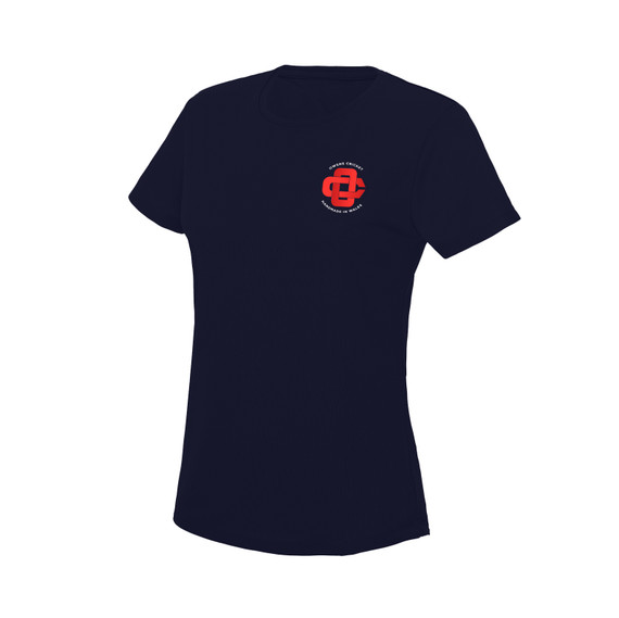 Women's Active Training Tee - Navy - OWENS