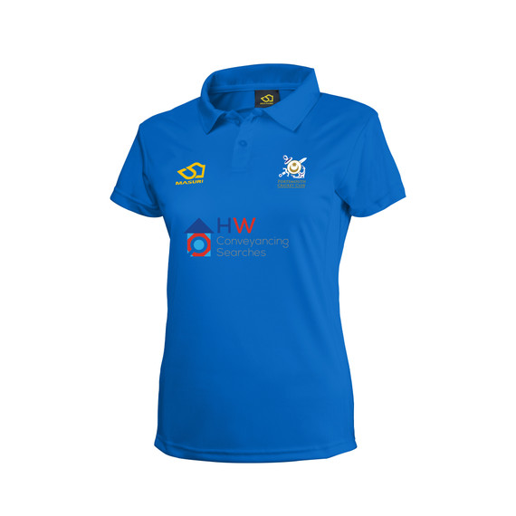 Women's Short Sleeve Coloured Cricket Shirt-PORTCC