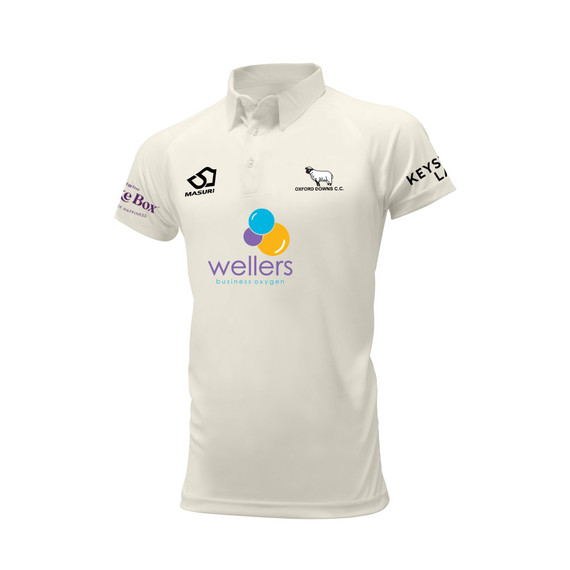 Junior Short Sleeve Cricket Shirt-OFDDCC