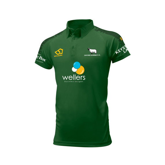 Mens Short Sleeve Coloured Cricket Shirt -OFDDCC