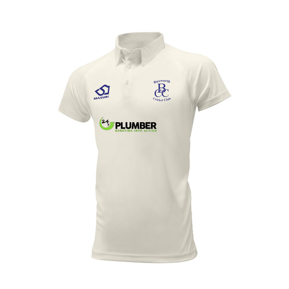 Mens Short Sleeve Cricket Shirt-BUXWORTH2