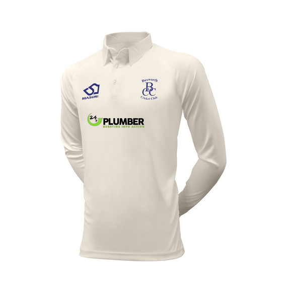 Long Sleeve Cricket Shirt-BUXWORTH2