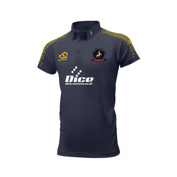 Mens Short Sleeve Coloured Cricket Shirt -RICHMCC
