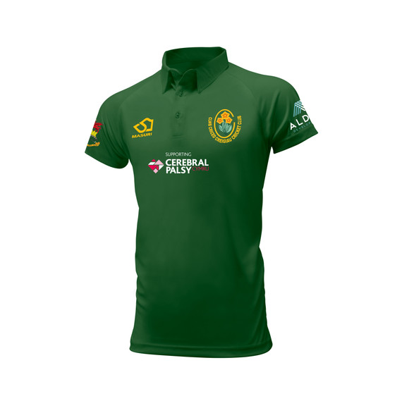 Mens Short Sleeve Coloured Cricket Shirt - CREIG
