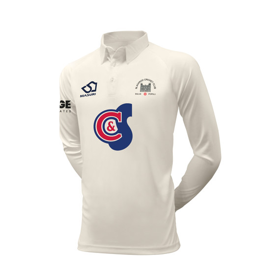 Long Sleeve Cricket Shirt - Left Handed Batter - BLKRC