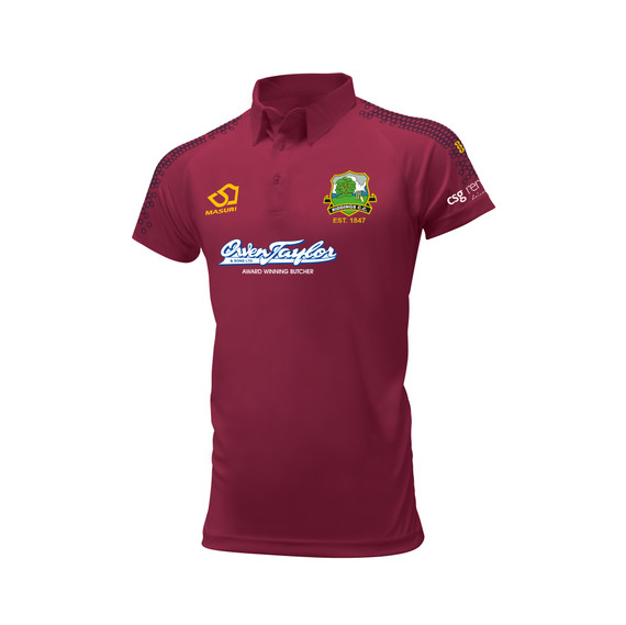 Junior Team Short Sleeve Cricket Shirt - Junior Sizing-RIDDING