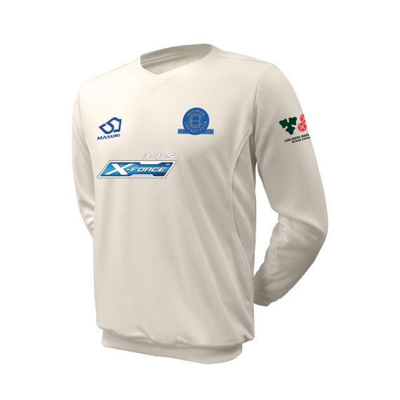 Under 16’s Long Sleeve Cricket Slipover (Junior Sizing)-HEYSHA