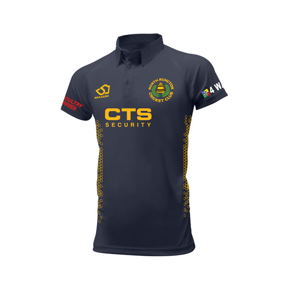 Junior Raiders Short Sleeve Coloured Cricket Shirt - NRUNCC