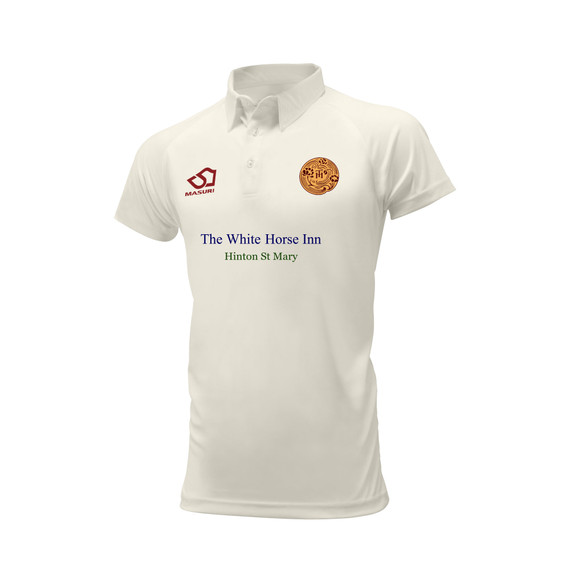 Under 13’s Junior Short Sleeve Cricket Shirt-MHCC