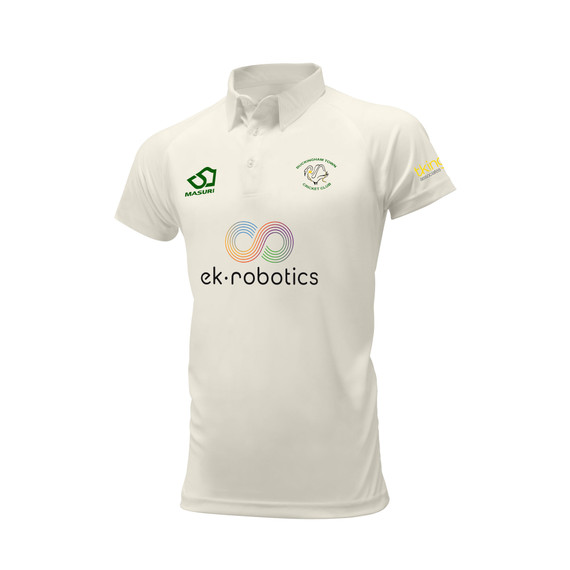 Junior Short Sleeve Cricket Shirt-BUCKT