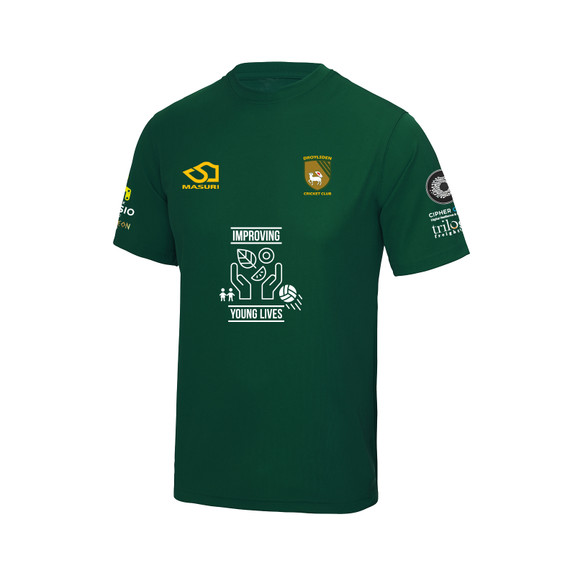 Junior Active Tee - Green-DRYSDN