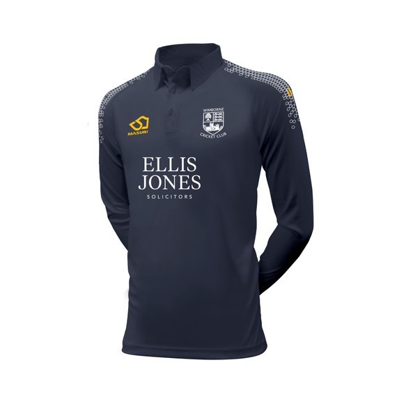 Junior Long Sleeve Coloured Cricket Shirt - WCCC