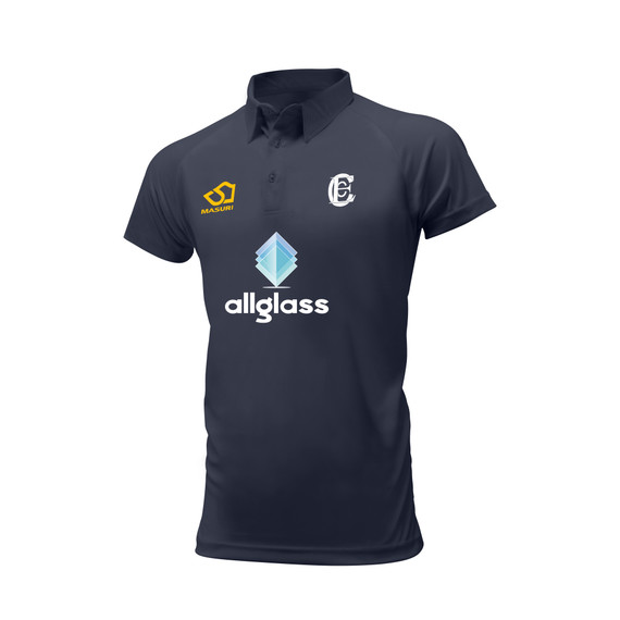 Mens Short Sleeve Coloured Cricket Shirt - EASTON