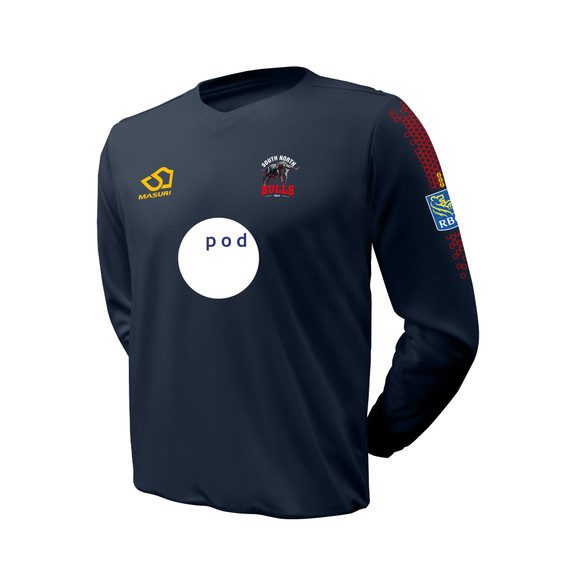 Long Sleeve Coloured Playing Sweater (Junior Squads) - Senior Sizing-DEMO
