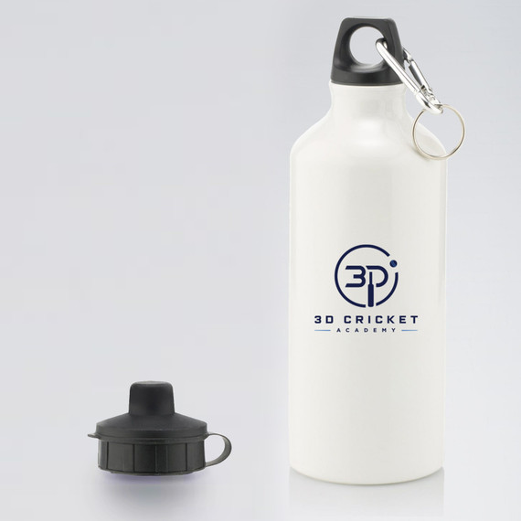 Aluminium Water Bottle with 2 Cap Styles - 3DCAC