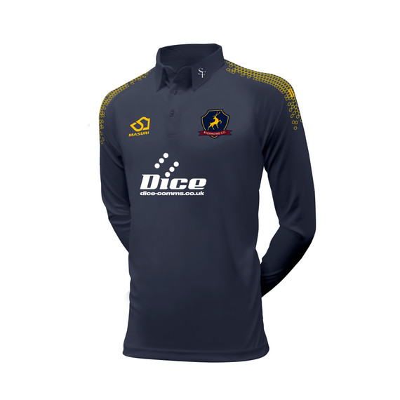 Women's Long Sleeve Coloured Cricket Shirt  - RICHMCC