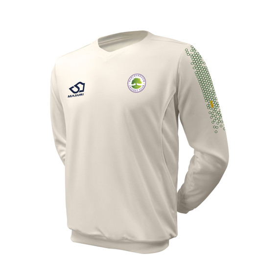 Junior Long Sleeve Cricket Slipover -MBCC