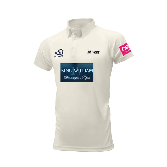 Junior Short Sleeve Cricket Shirt-SRWCC