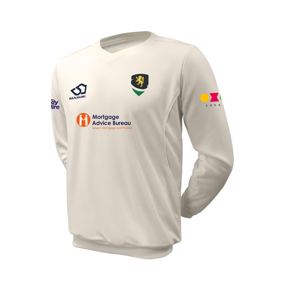 Junior Long Sleeve Cricket Slipover -SHELT